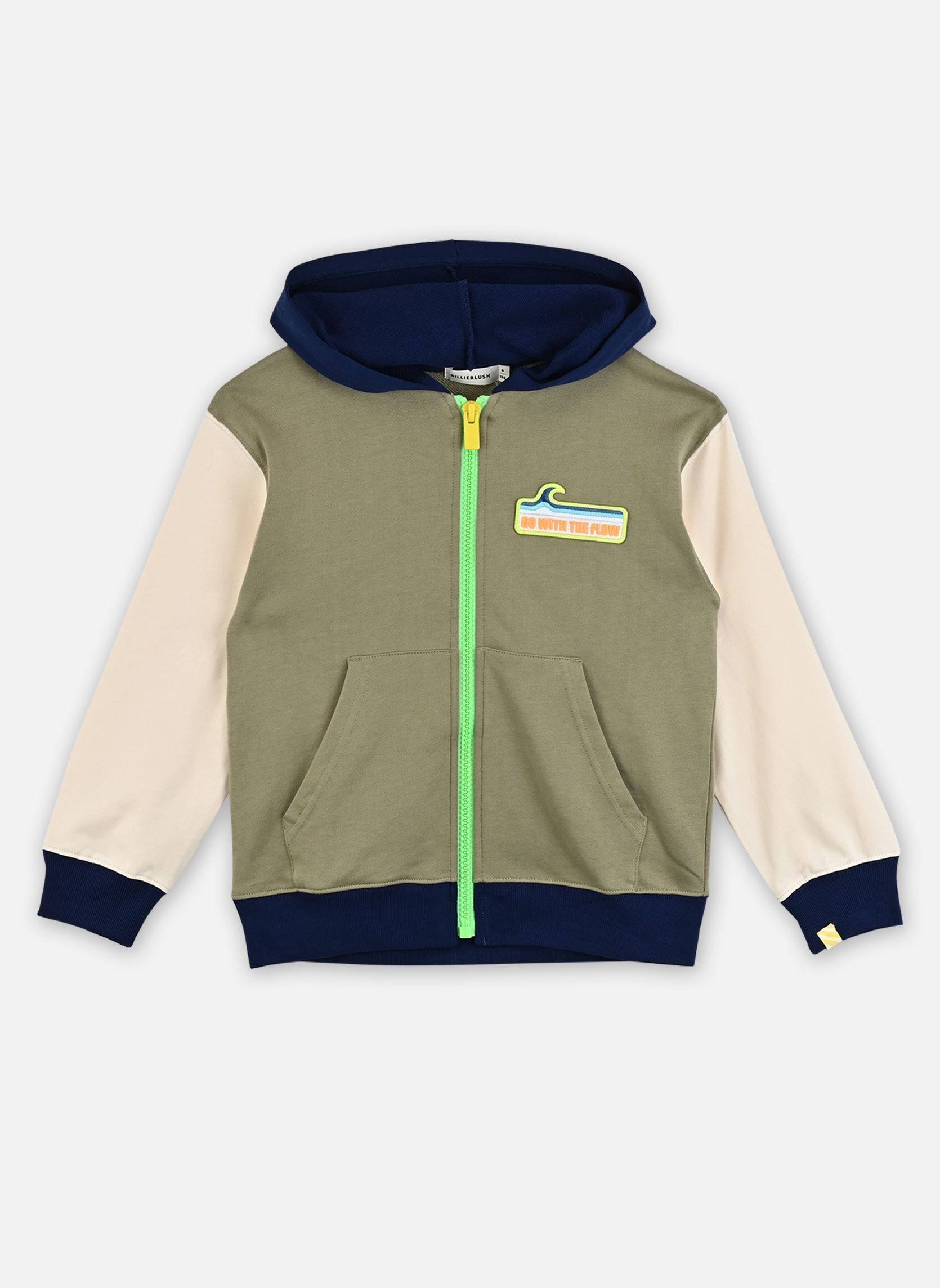 Sweaters met rits U21685 jongens groen Billieblush Sweaters met rits U21685 jongens groen ABSINTHE