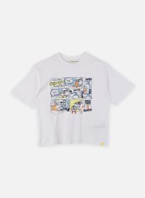 Tee-shirts manches courtes U21707 garçon blanc Billieblush Tee-shirts manches courtes U21707 garçon blanc BLANC