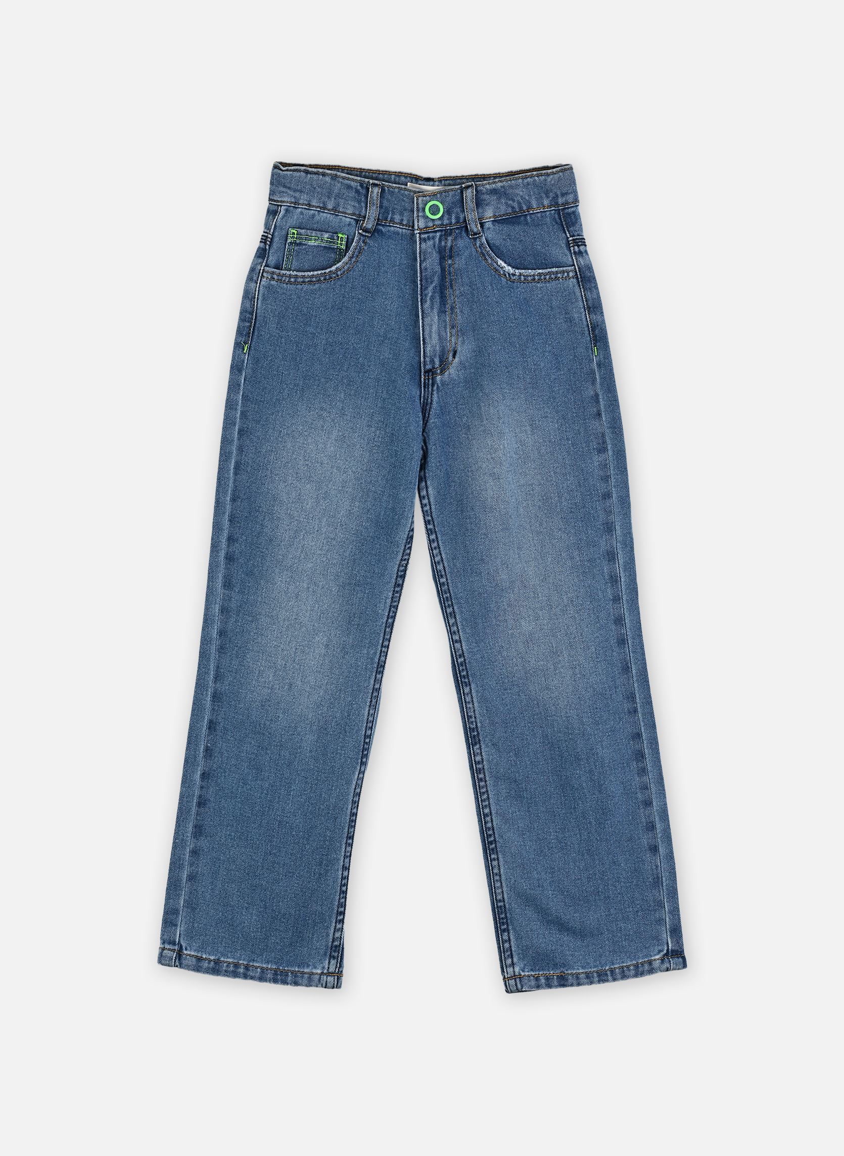 Rechte jeans U21712 jongens blauw Billieblush Rechte jeans U21712 jongens blauw DOUBLE STONE+BLEACH
