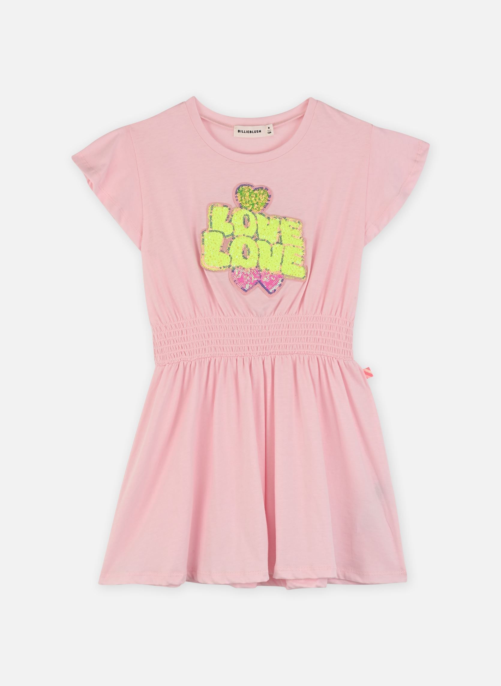 Jurken U21828 meisjes roze Billieblush Jurken U21828 meisjes roze BABY PINK
