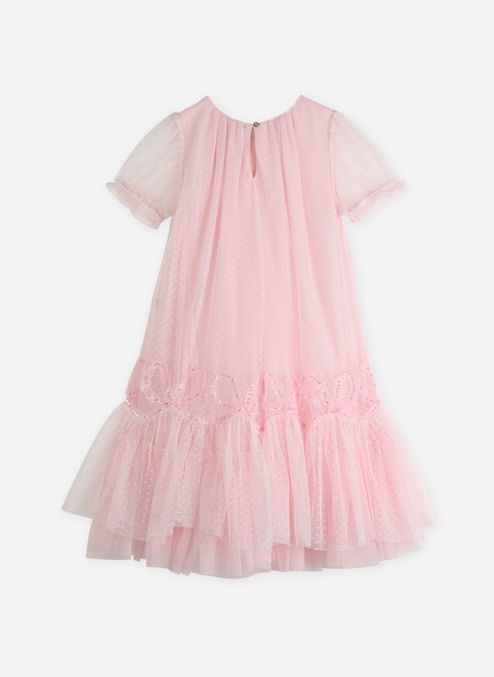 Jurken U21833 meisjes roze Billieblush Jurken U21833 meisjes roze Baby pink