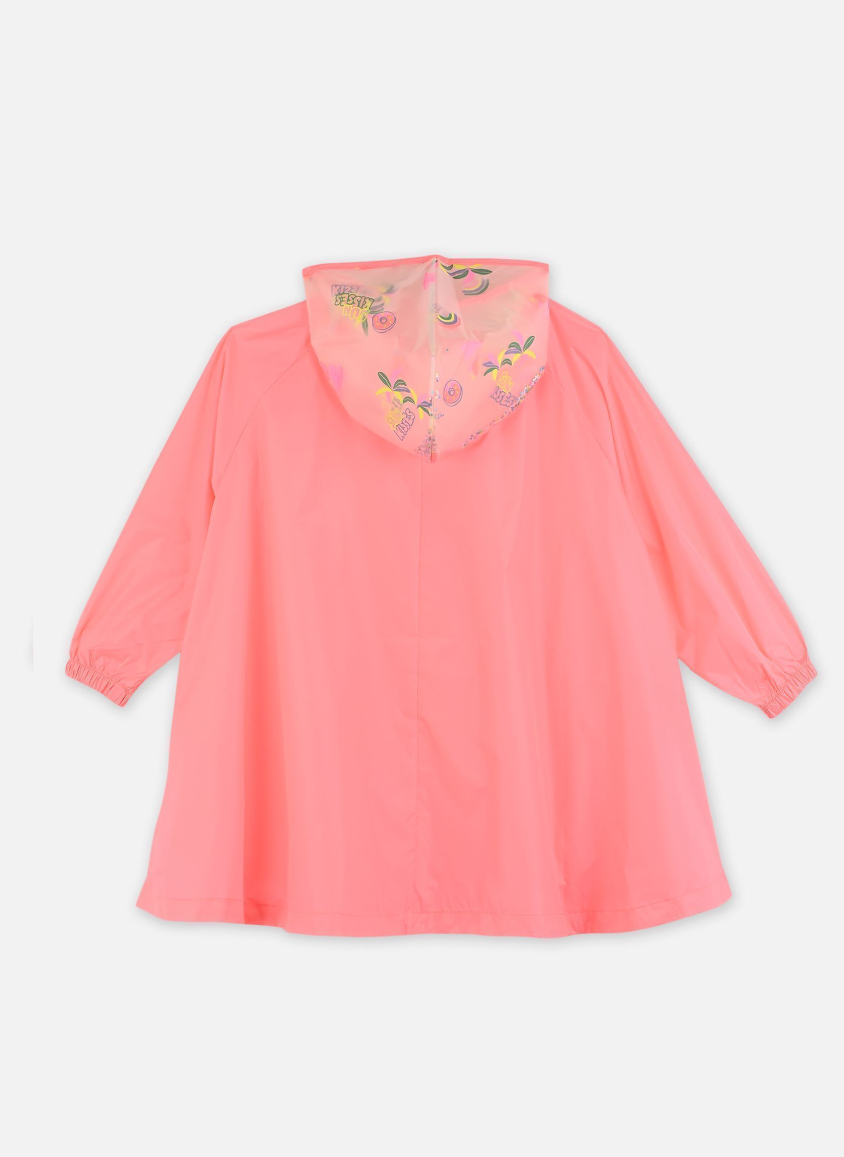 Giacche impermeabili e a vento U21898 bambina rosa Billieblush Giacche impermeabili e a vento U21898 bambina rosa ROSE FLUO