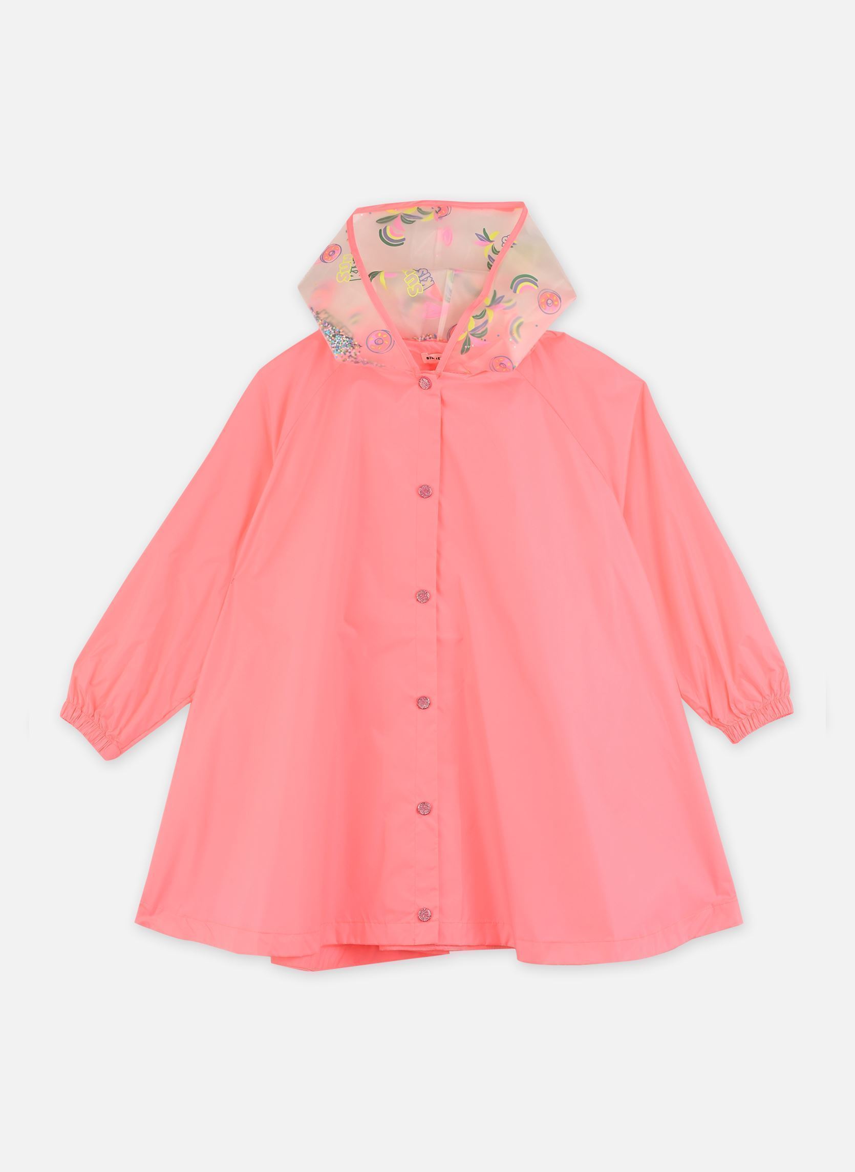 Giacche impermeabili e a vento U21898 bambina rosa Billieblush Giacche impermeabili e a vento U21898 bambina rosa ROSE FLUO