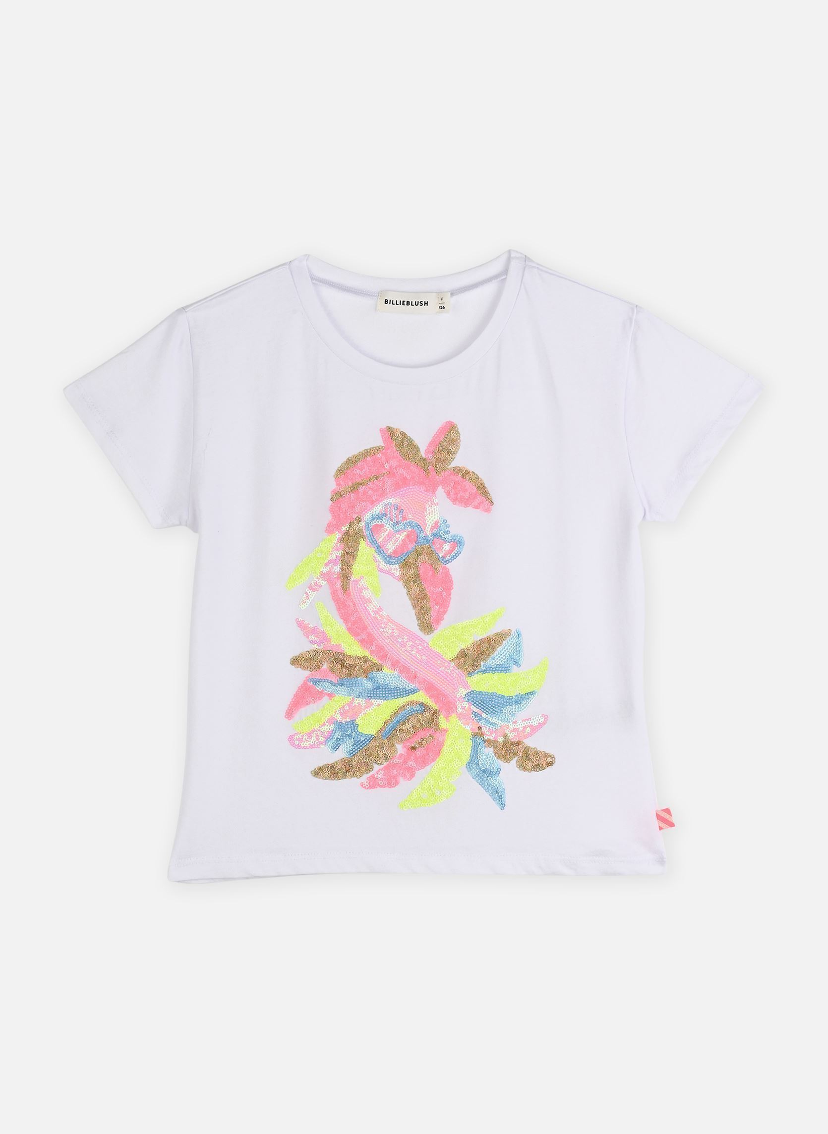 T-shirts met korte mouwen U21922 meisjes wit Billieblush T-shirts met korte mouwen U21922 meisjes wit BLANC