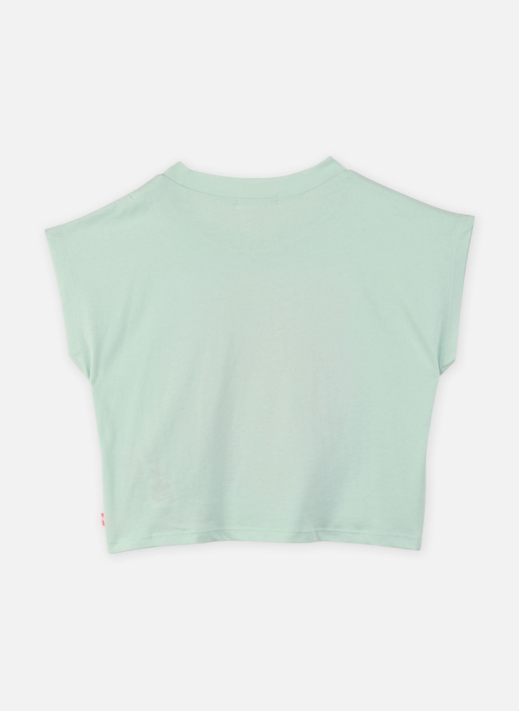 Tee-shirts manches courtes U21950 fille vert Billieblush Tee-shirts manches courtes U21950 fille vert VERT POUDRE