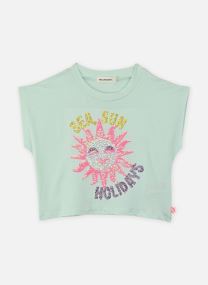 Tee-shirts manches courtes U21950 fille vert Billieblush Tee-shirts manches courtes U21950 fille vert VERT POUDRE