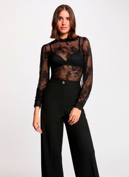 Morgan Blouses met lange mouwen 261-TMACHA dames zwart