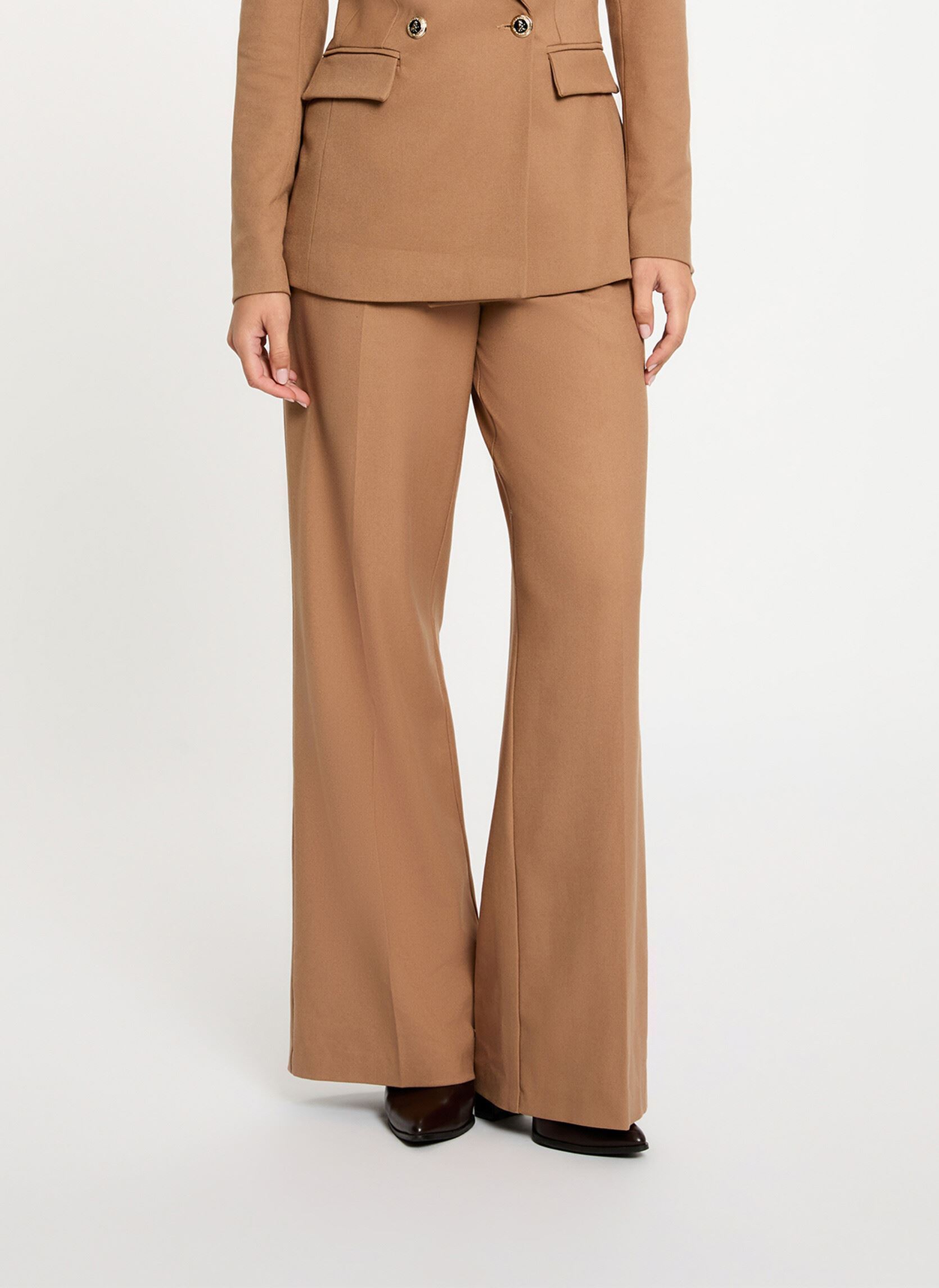 Pantalon large taille haute femme - vue 2