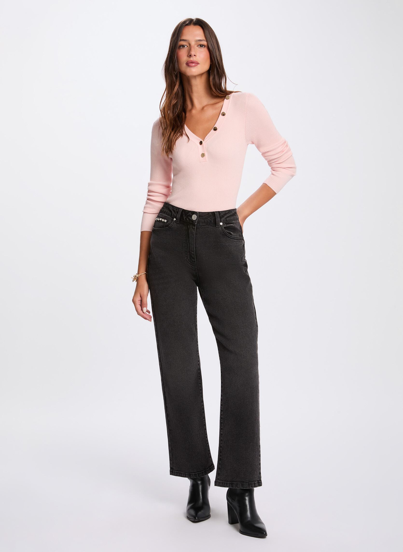 Pullover 261-MBANBIN damen rosa Morgan Pullover 261-MBANBIN damen rosa PECHE M