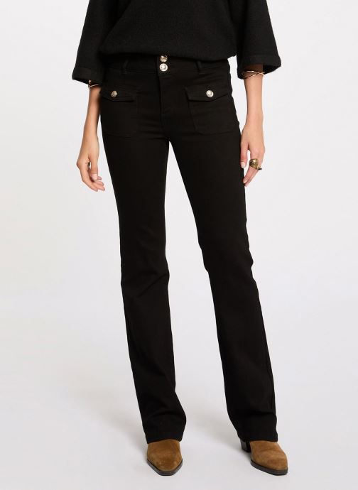 Morgan Jeans flare 241-POLEN femme noir