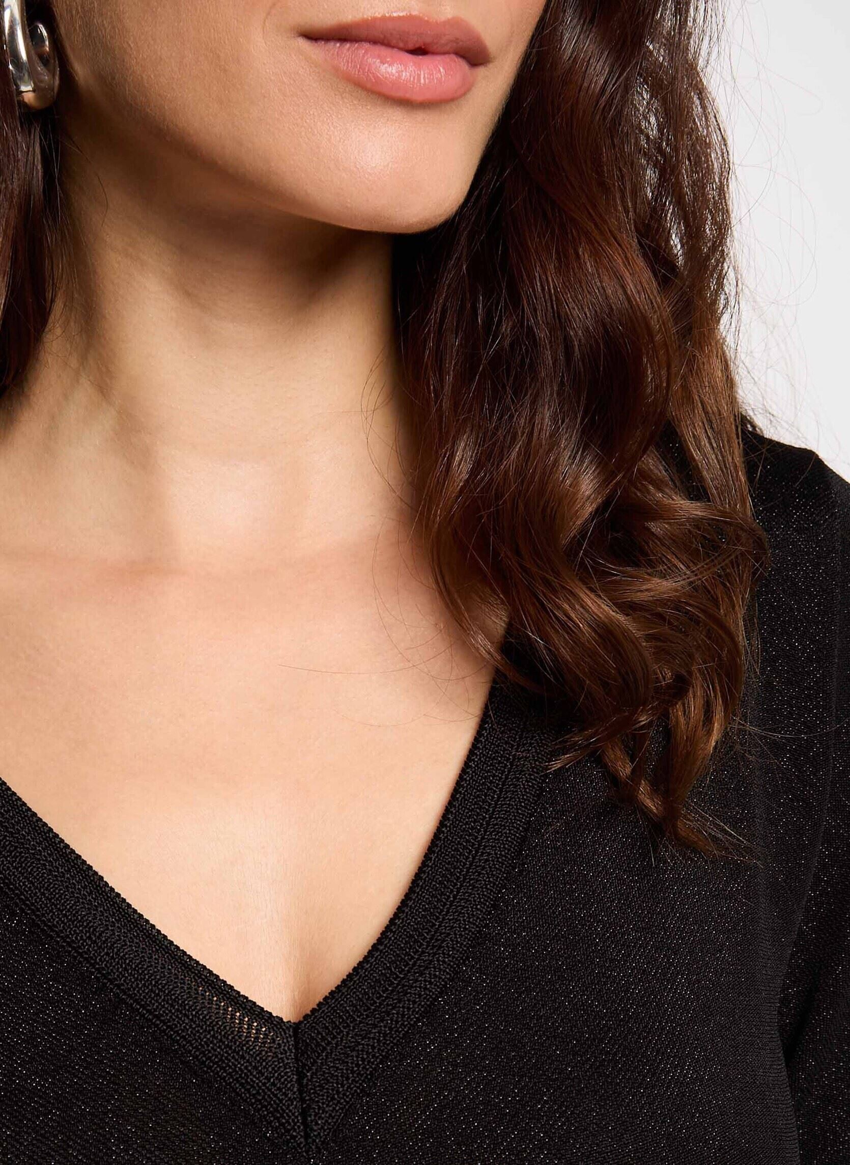 Langarm-T-Shirts 242-TIWI damen schwarz Morgan Langarm-T-Shirts 242-TIWI damen schwarz NOIR M