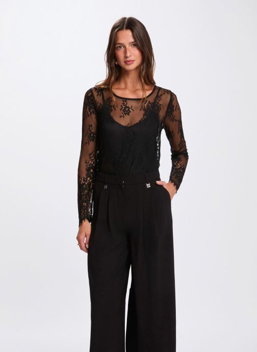 Morgan Tee-shirts manches longues 261-TCITY femme noir