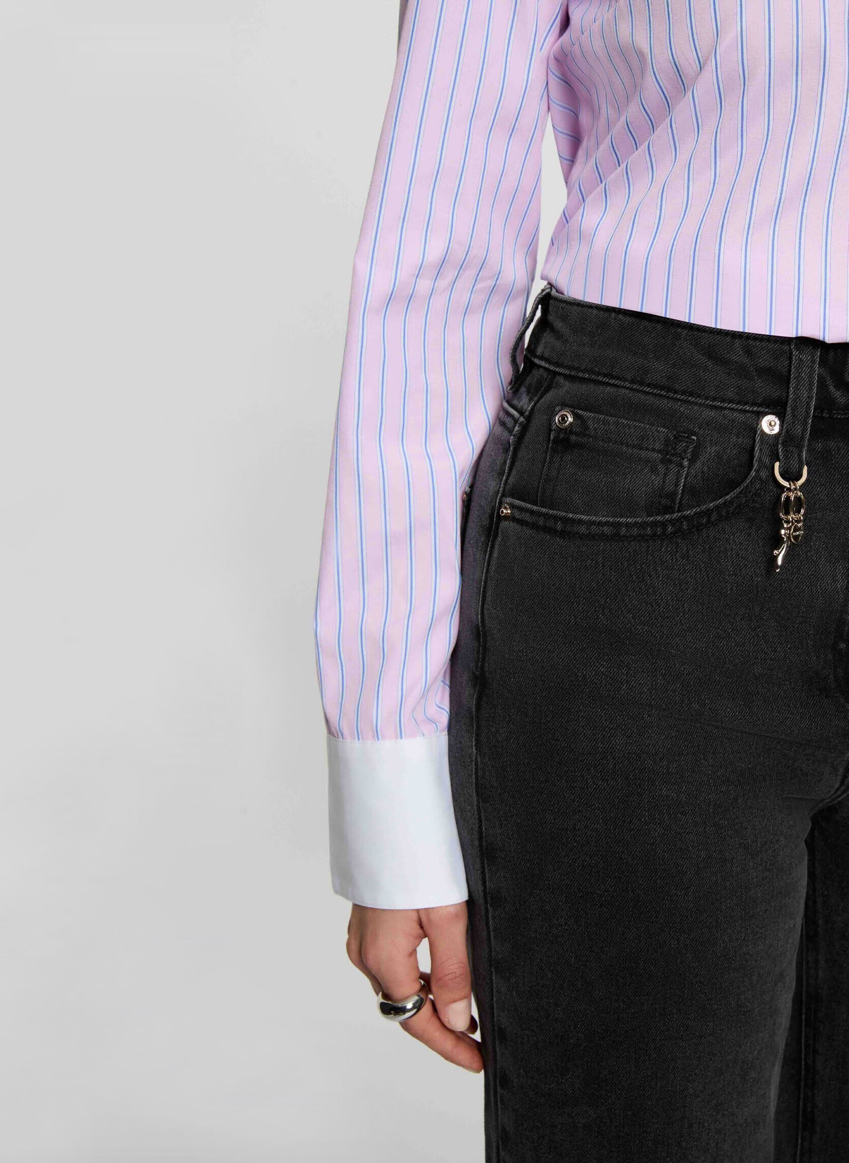 Weite Jeans 261-PEVE damen schwarz Morgan Weite Jeans 261-PEVE damen schwarz DENIM NOIR
