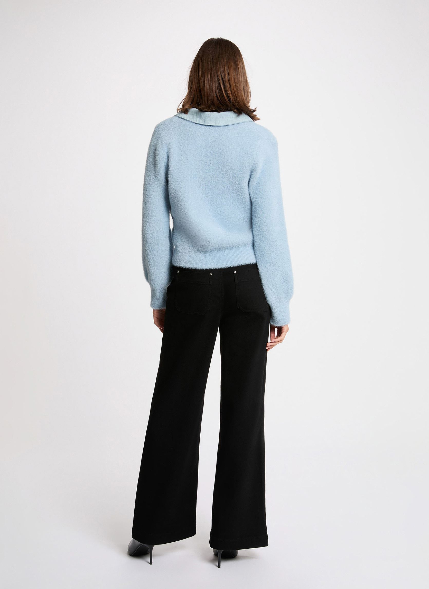 Vesten 261-MDOMO dames blauw Morgan Vesten 261-MDOMO dames blauw OXYGENE M