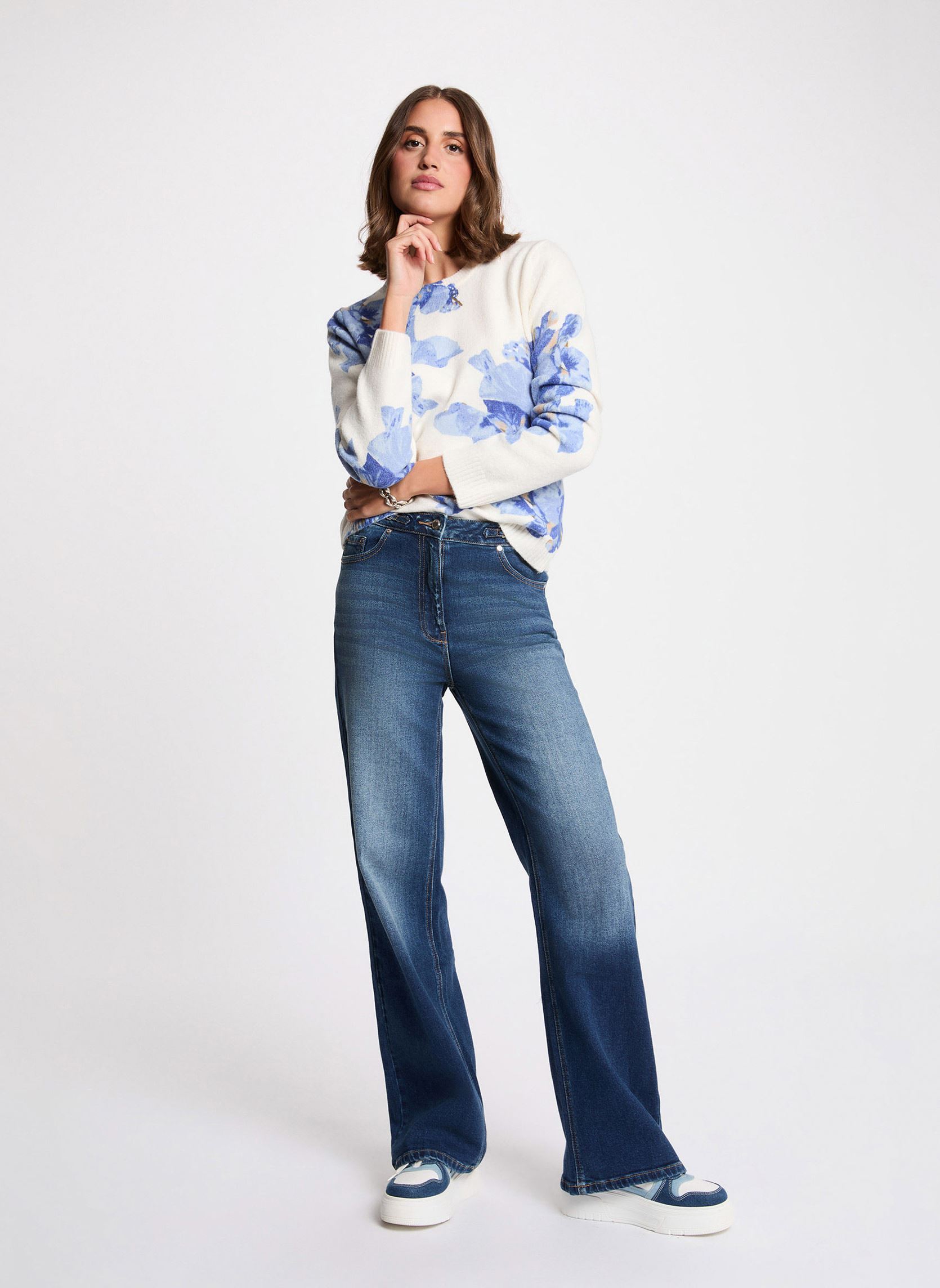 Pulls 261-MIRISA femme bleu Morgan Pulls 261-MIRISA femme bleu OXYGENE M