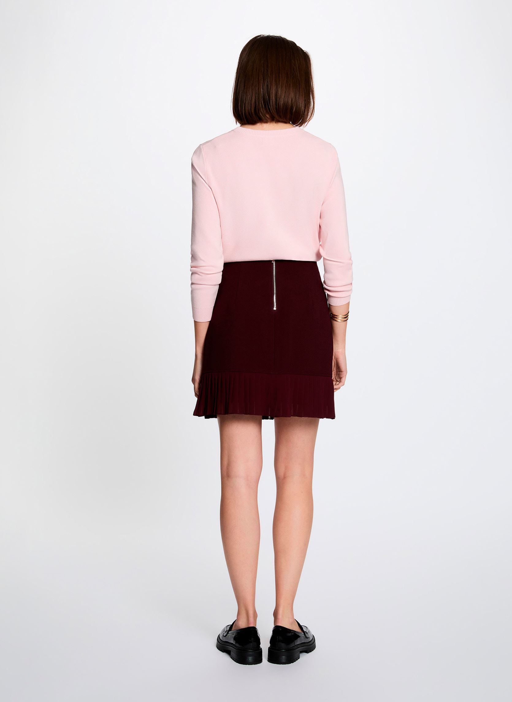 Jupes courtes 251-JANO femme violet Morgan Jupes courtes 251-JANO femme violet PRUNE M