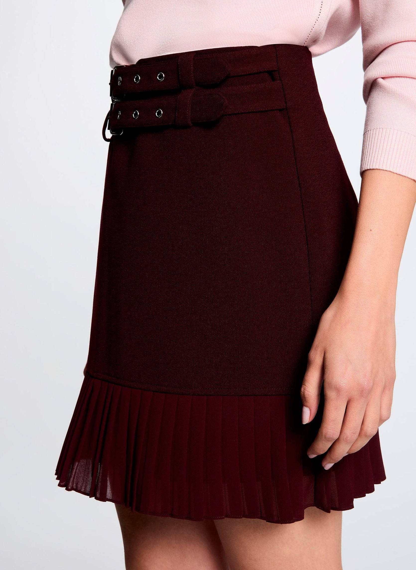 Jupes courtes 251-JANO femme violet Morgan Jupes courtes 251-JANO femme violet PRUNE M