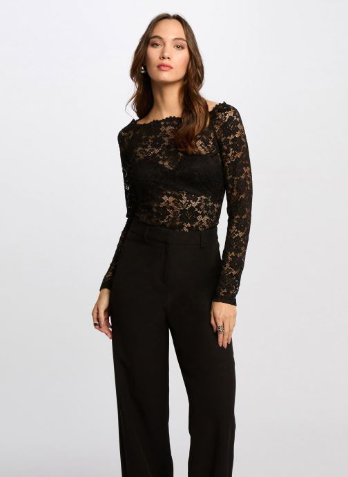Morgan Tee-shirts manches longues 251-TKISS femme noir