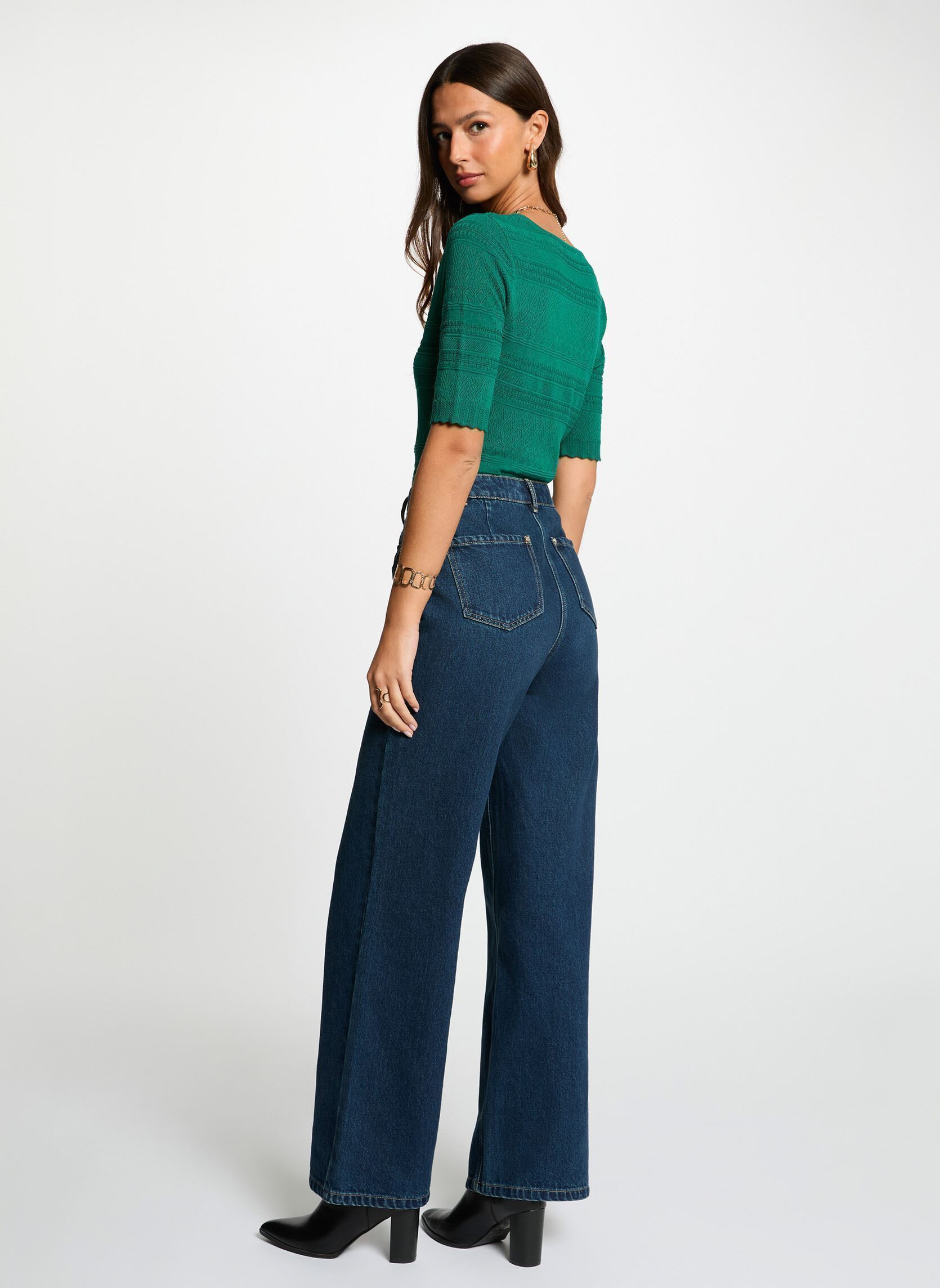 Pulls 251-MORTO femme vert Morgan Pulls 251-MORTO femme vert AVENTURINE