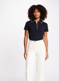 Polos manches courtes 261-DLOLI femme bleu