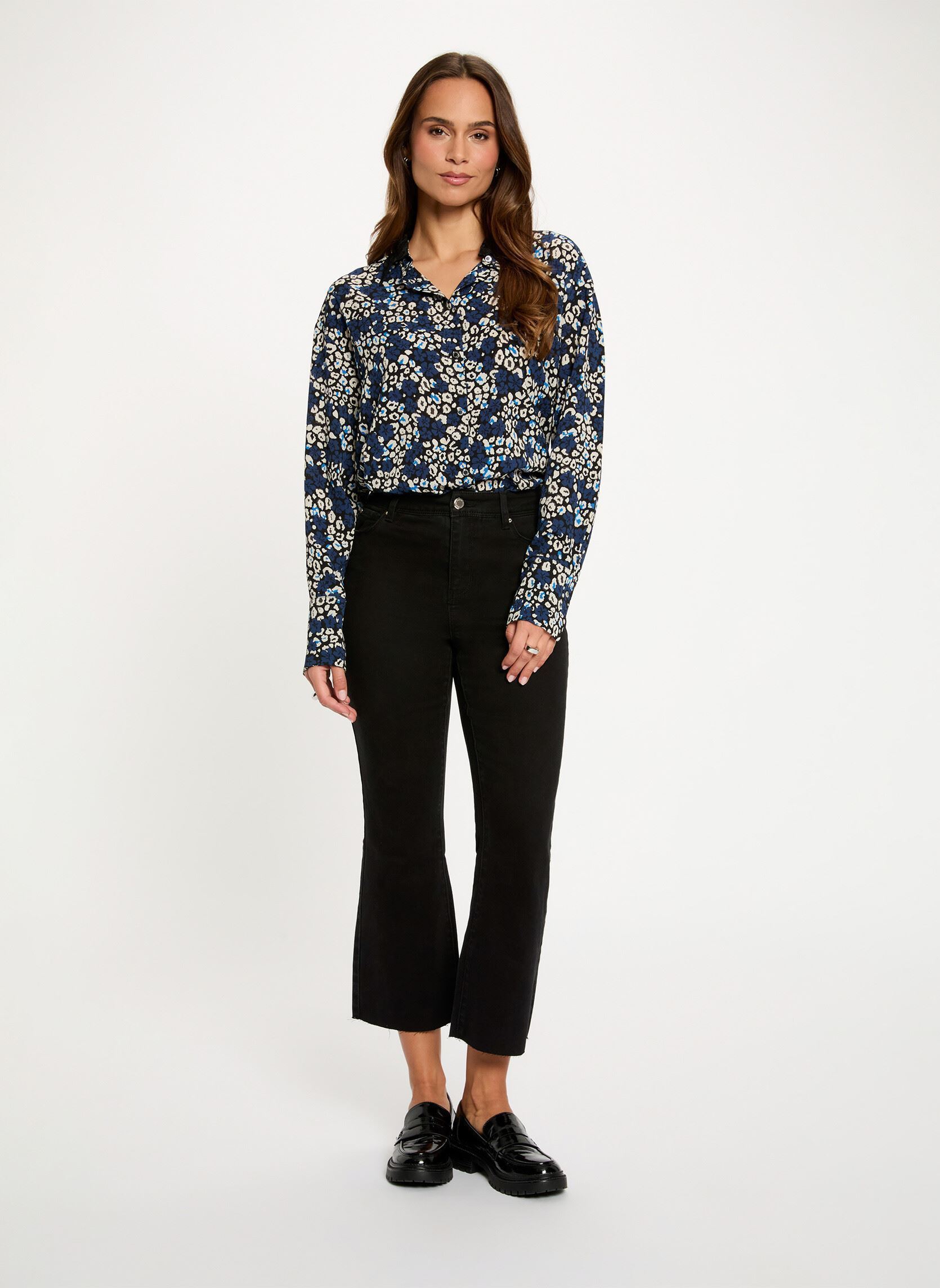 Blouses met lange mouwen 261-COUL.F dames meerkleurig Morgan Blouses met lange mouwen 261-COUL.F dames meerkleurig MULTICO