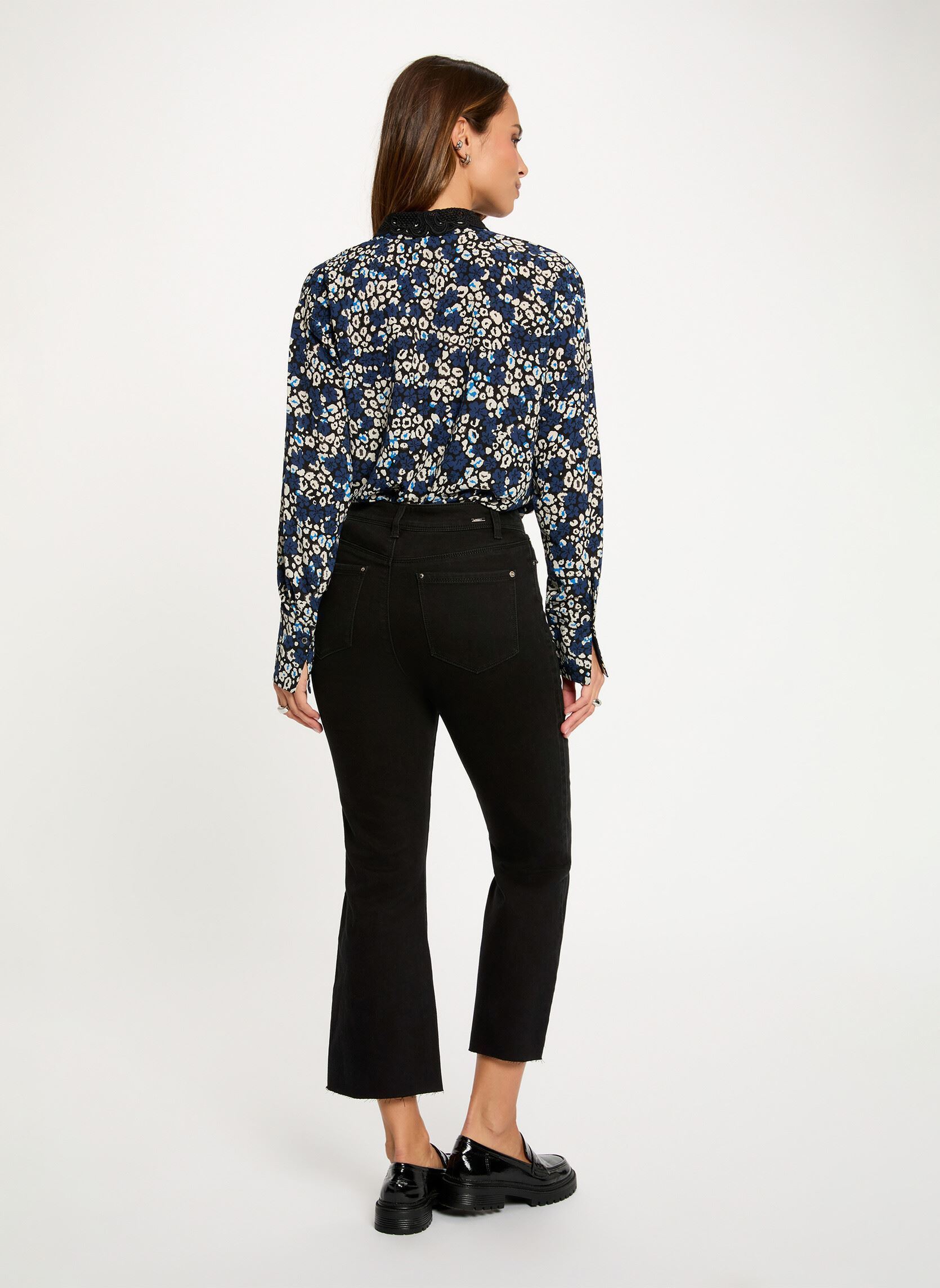 Blouses met lange mouwen 261-COUL.F dames meerkleurig Morgan Blouses met lange mouwen 261-COUL.F dames meerkleurig MULTICO