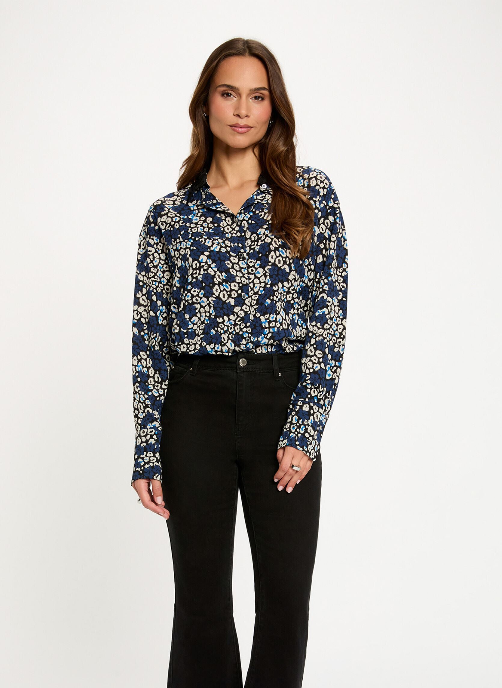 Chemise fluide imprimée femme - vue 2