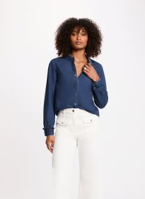 Chemises manches longues 261-CING femme bleu