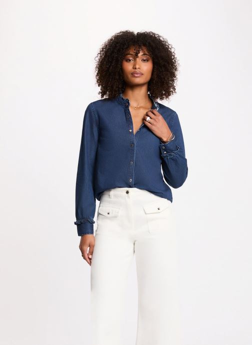 Morgan Chemises manches longues 261-CING femme bleu