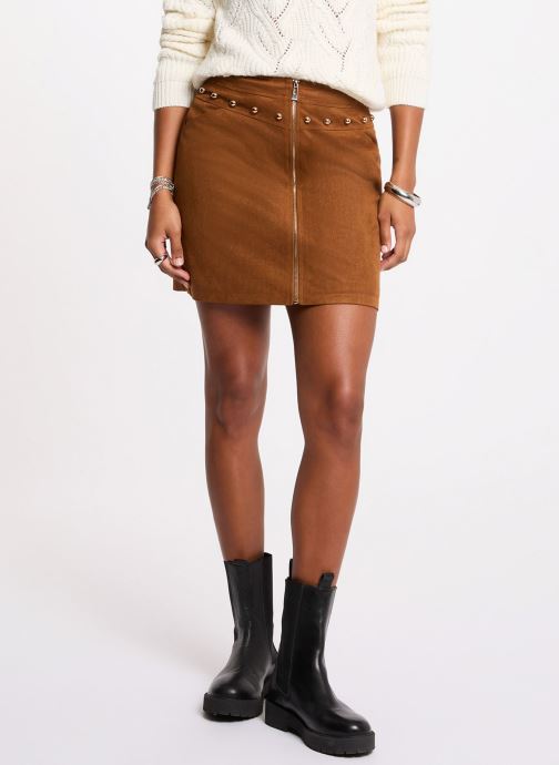 Morgan Jupes courtes 261-JCLAM femme marron