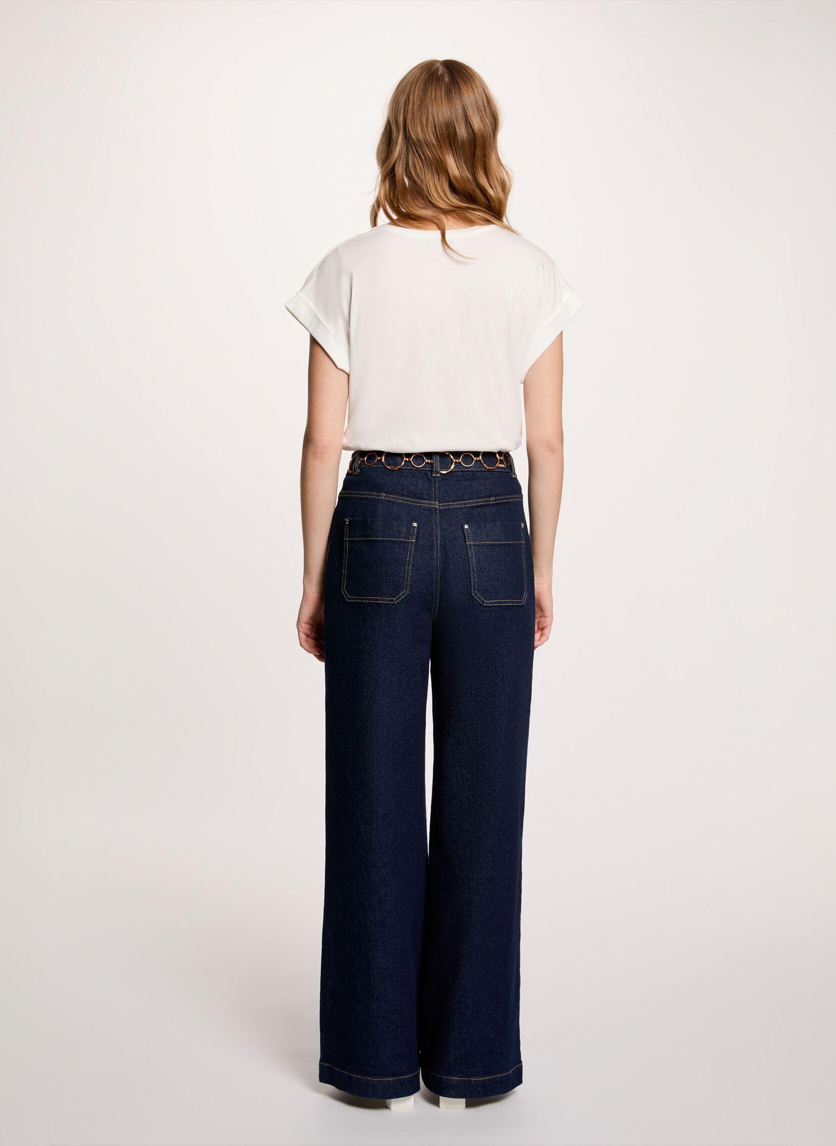 Kurzarm-T-Shirts 261-DJOSI damen weiß Morgan Kurzarm-T-Shirts 261-DJOSI damen weiß OFF WHITE M