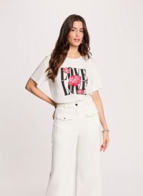 Kurzarm-T-Shirts 261-DOVE damen weiß