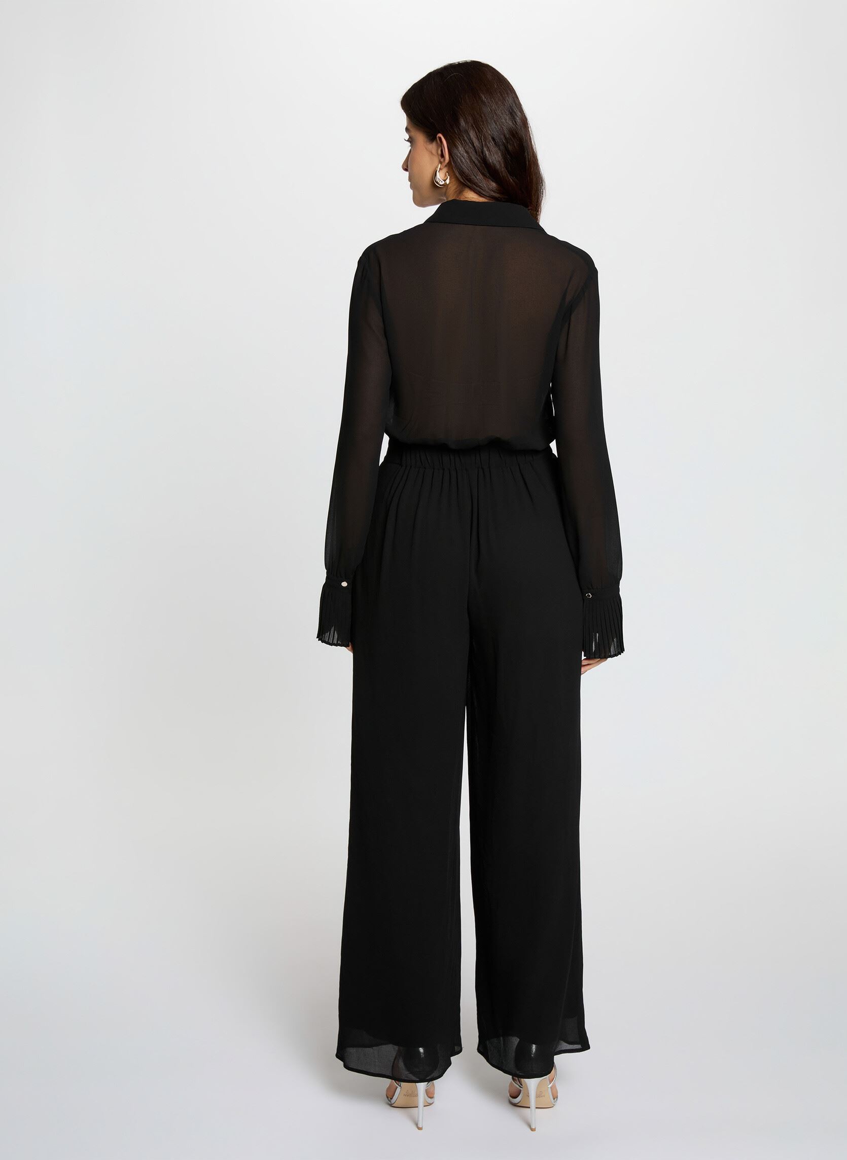 Lange jurken 261-PAPLEAT dames zwart Morgan Lange jurken 261-PAPLEAT dames zwart NOIR M