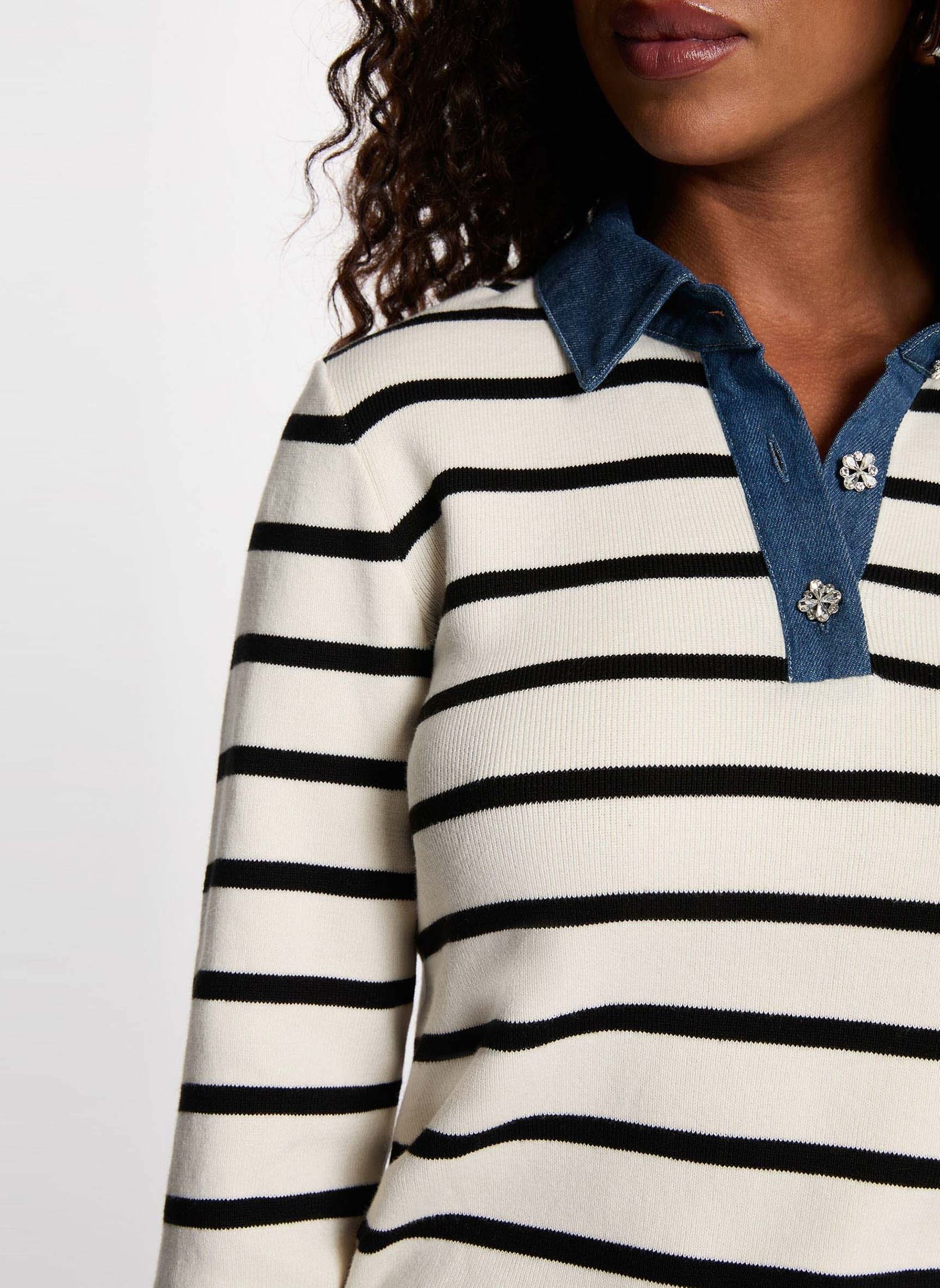 Polo's 261-MATHIS dames wit Morgan Polo's 261-MATHIS dames wit IVOIRE/NOIR