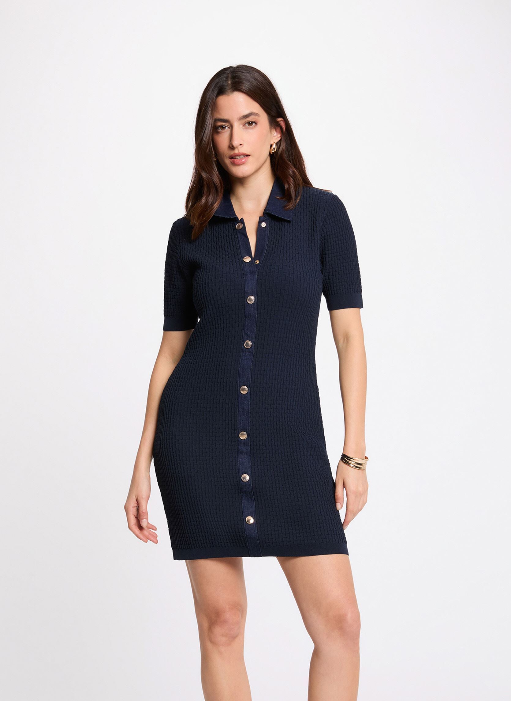 Robe courte cintrée femme - vue 2