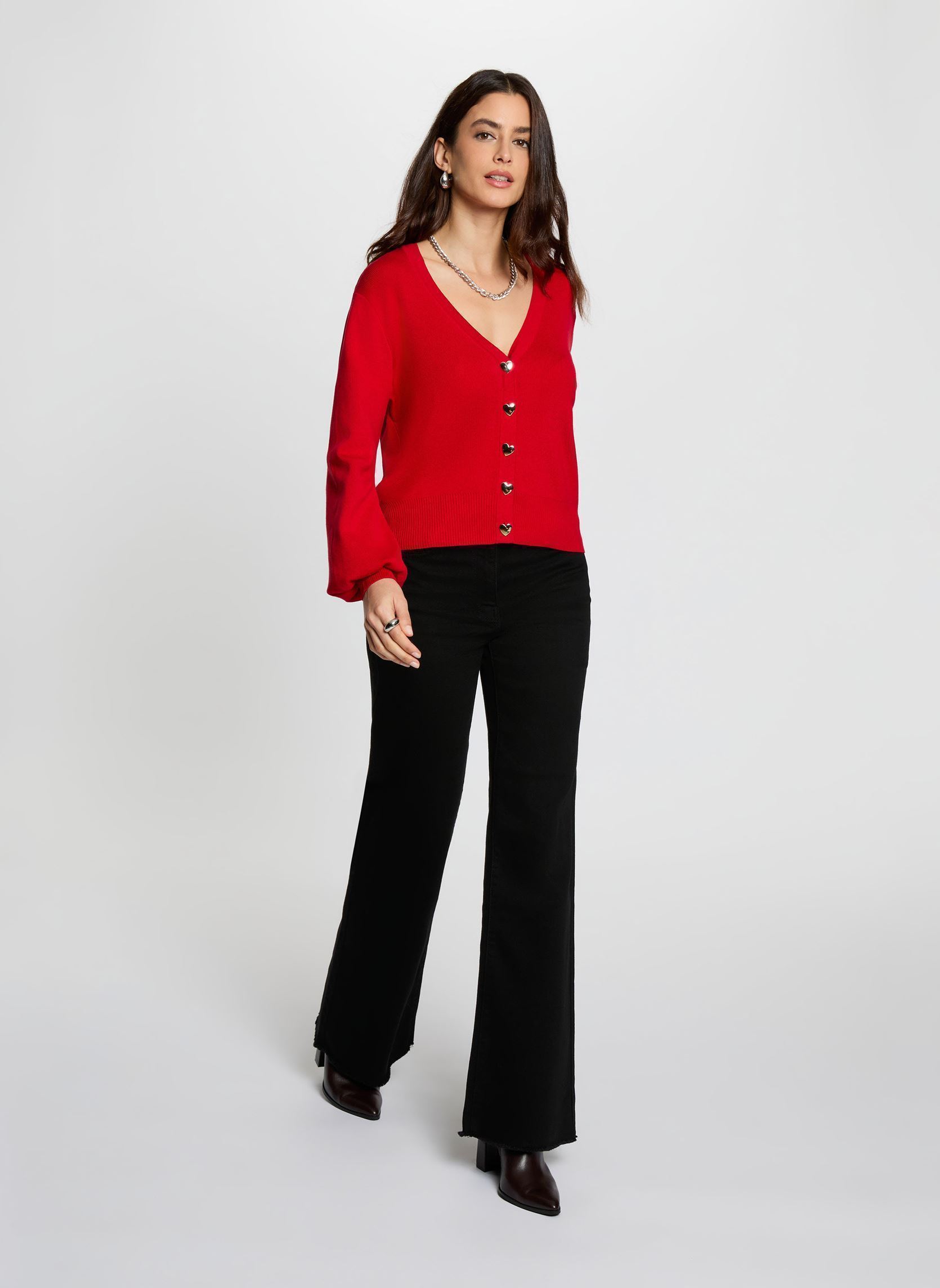 Jeans droit 261-PIUMI femme noir Morgan Jeans droit 261-PIUMI femme noir NOIR M