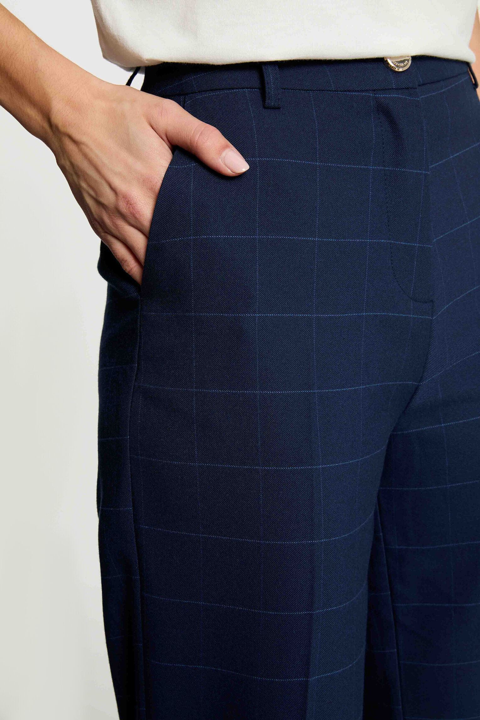 Pantalons droit 261-PNATY.F femme bleu Morgan Pantalons droit 261-PNATY.F femme bleu MARINE M