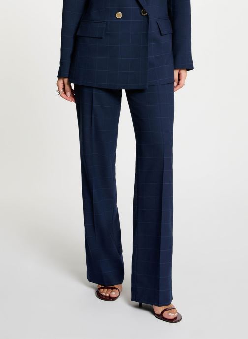 Morgan Pantalons droit 261-PNATY.F femme bleu