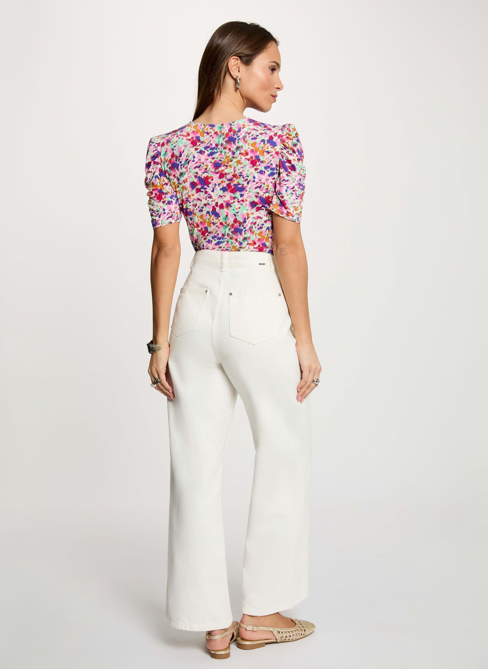 Tee-shirts manches courtes 261-DOLITA femme multicolore Morgan Tee-shirts manches courtes 261-DOLITA femme multicolore MULTICO