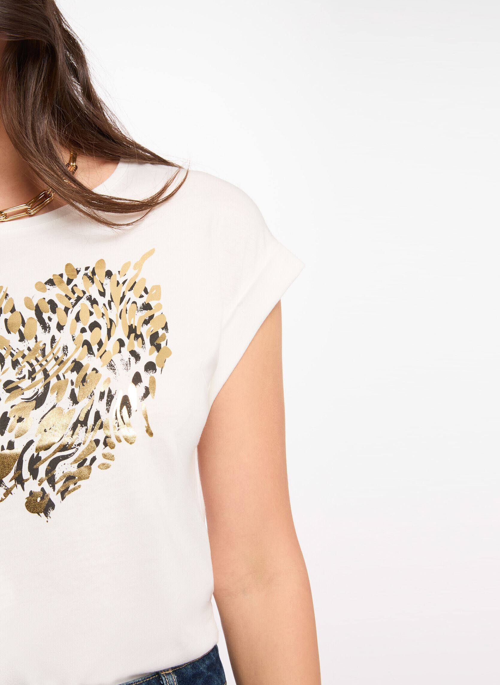 Tee-shirts manches courtes 261-DLOUP femme blanc Morgan Tee-shirts manches courtes 261-DLOUP femme blanc OFF WHITE M