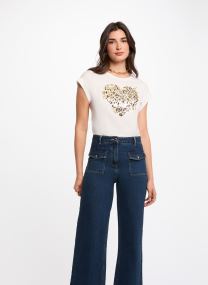 Tee-shirts manches courtes 261-DLOUP femme blanc Morgan Tee-shirts manches courtes 261-DLOUP femme blanc OFF WHITE M
