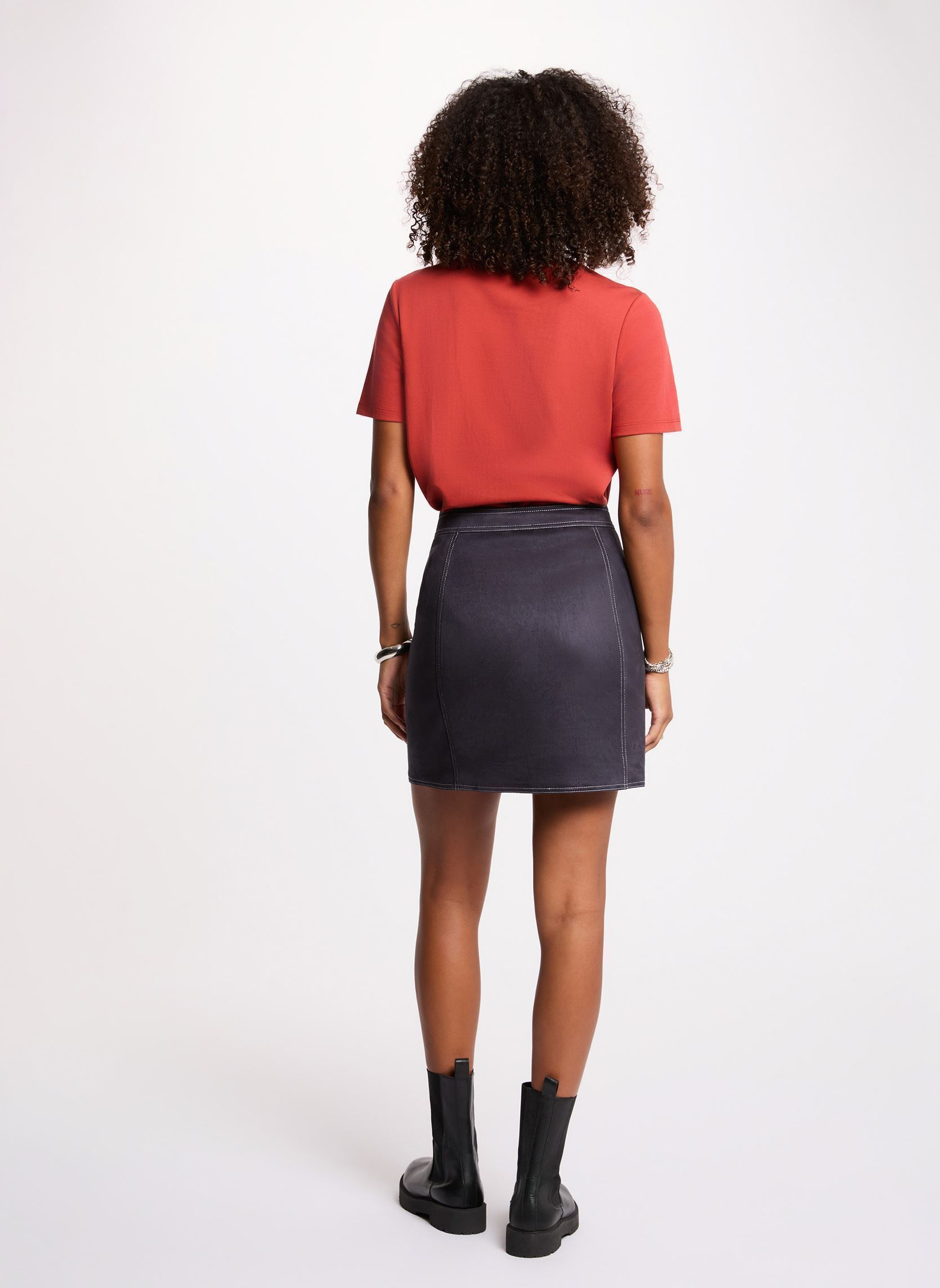 Tee-shirts manches courtes 261-DJENNA femme orange Morgan Tee-shirts manches courtes 261-DJENNA femme orange BOSSA NOVA
