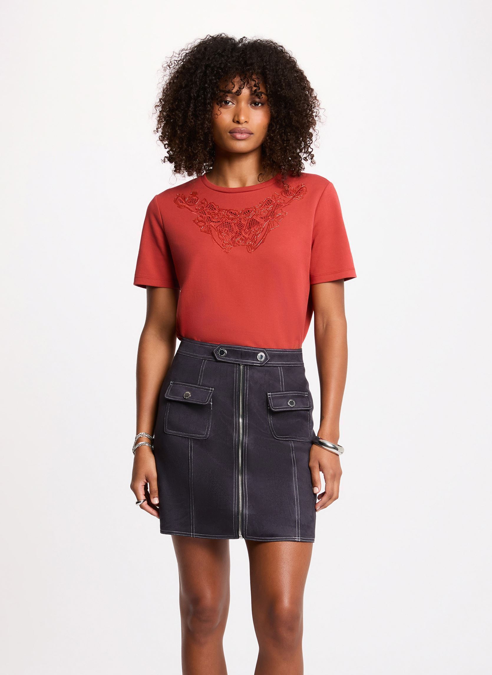 T shirt manches courtes femme - vue 2