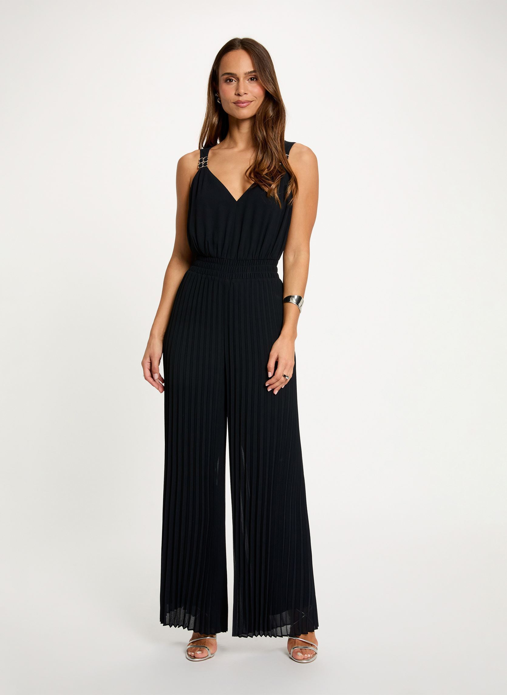 Combinaison jambes plissées femme - vue 3