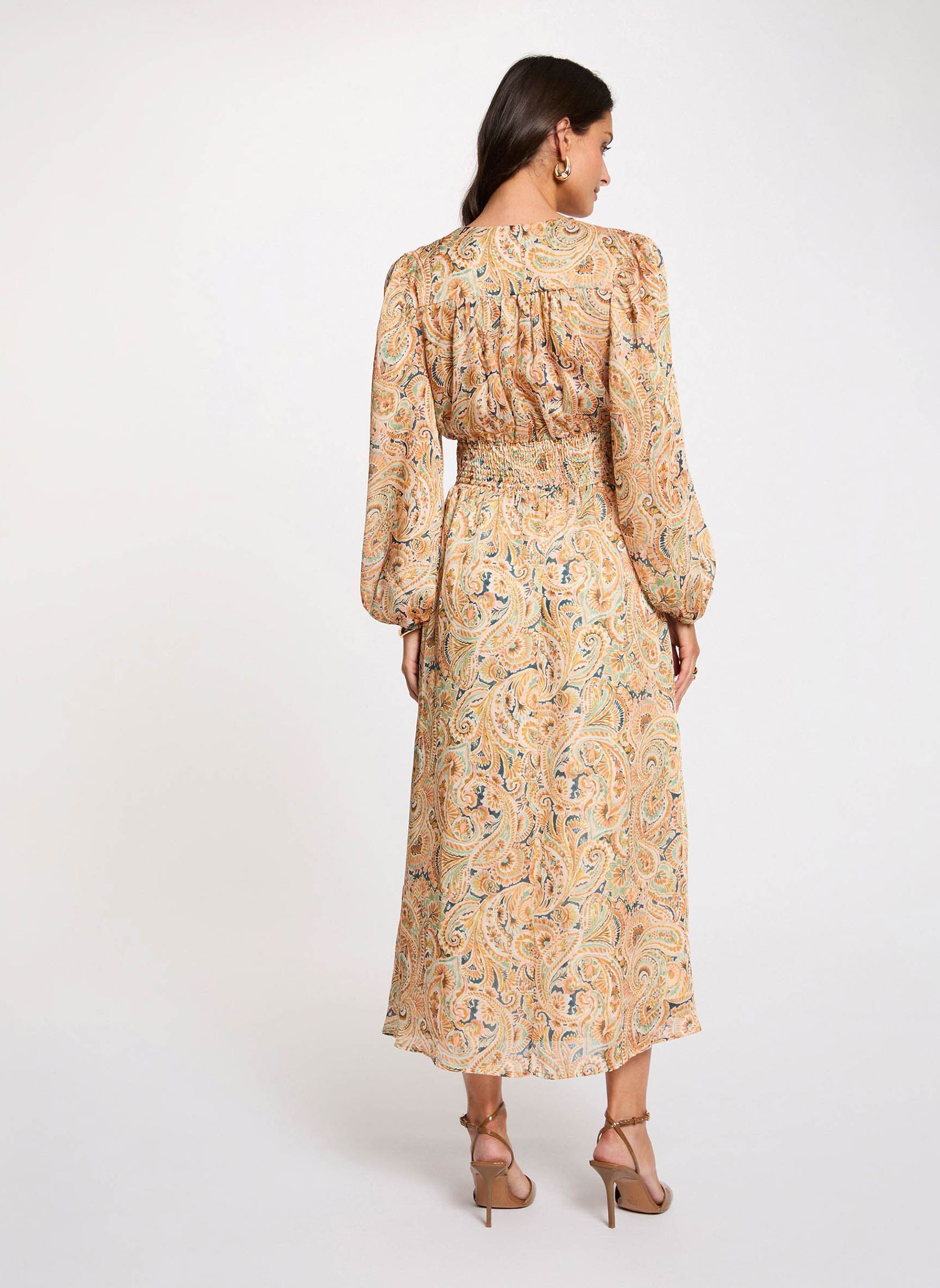 Robes longues 261-RBOHO.F femme multicolore Morgan Robes longues 261-RBOHO.F femme multicolore MULTICO