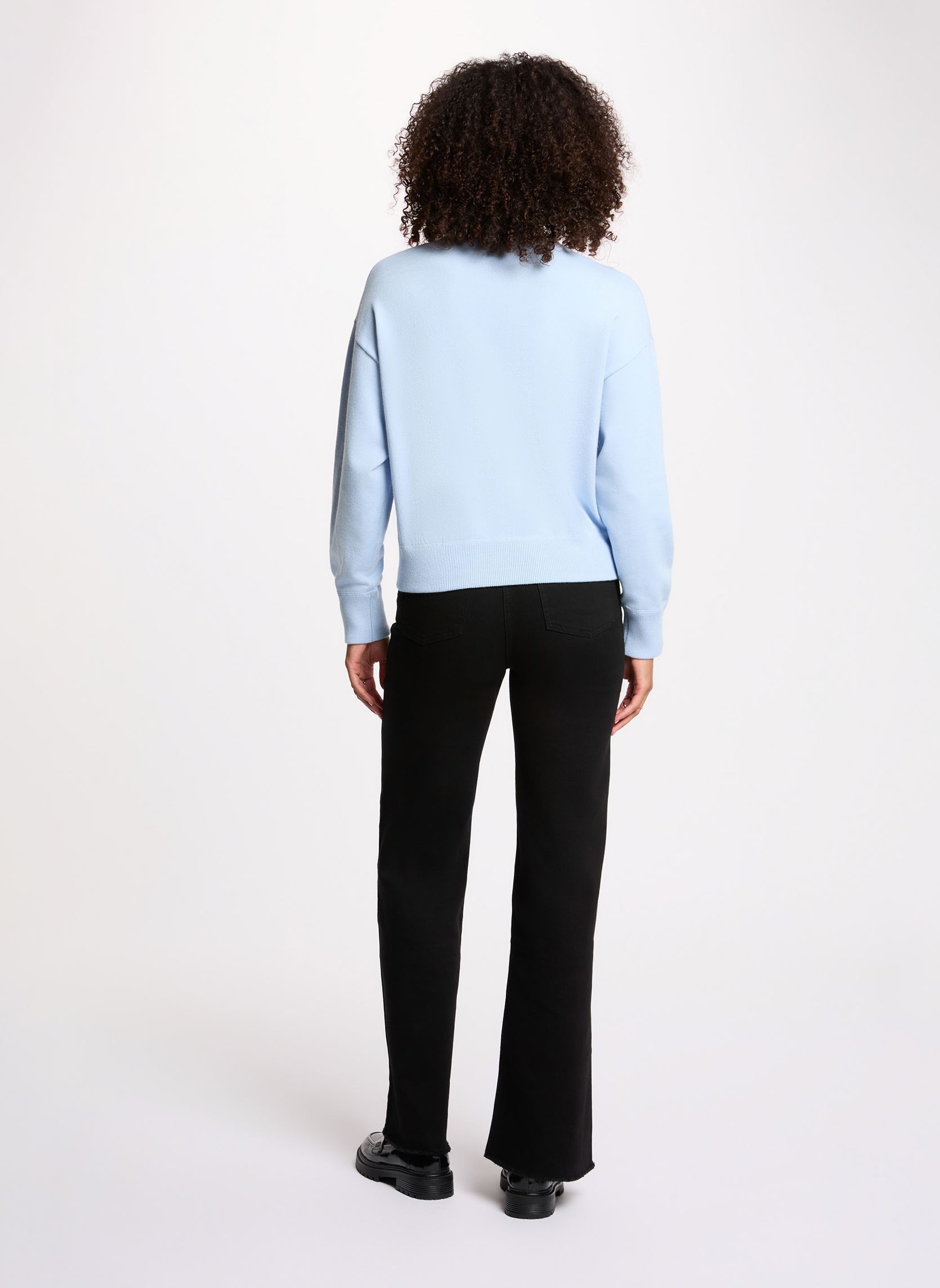 Sweater 261-MAMOUR dames blauw Morgan Sweater 261-MAMOUR dames blauw OXYGENE M