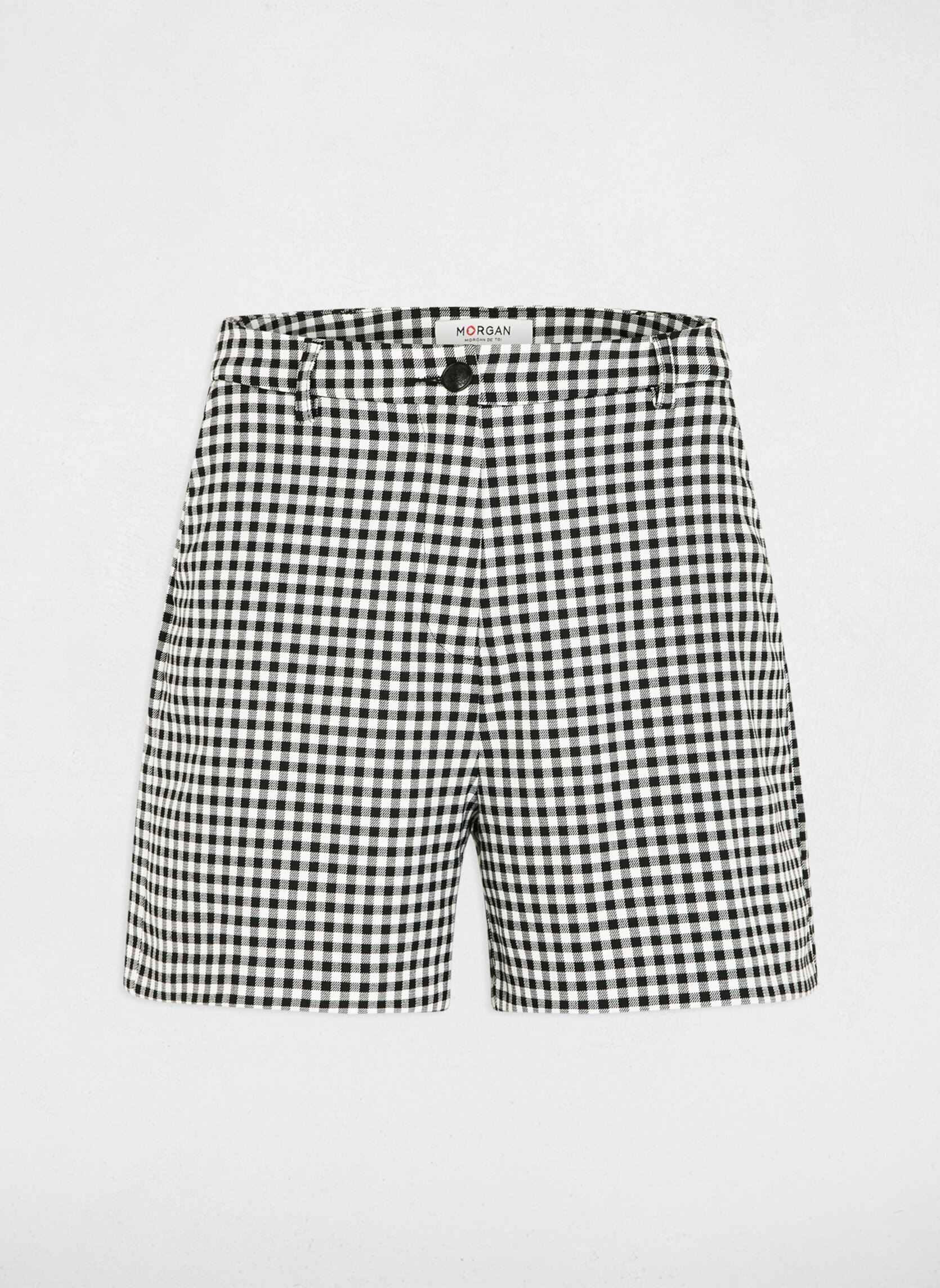 Shorts 261-SHICH.F femme noir Morgan Shorts 261-SHICH.F femme noir NOIR/OFF WHITE