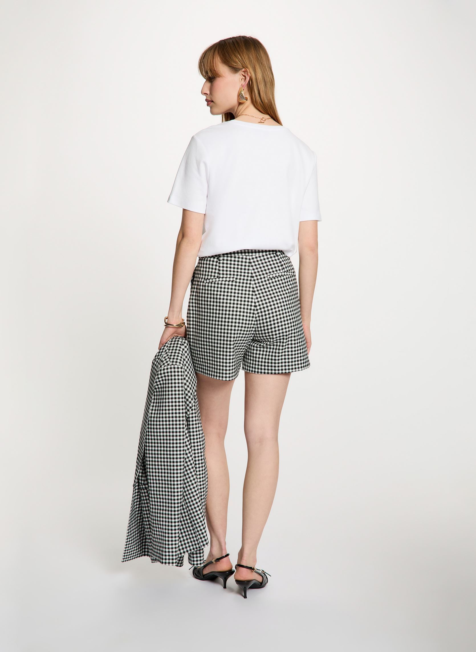 Shorts 261-SHICH.F femme noir Morgan Shorts 261-SHICH.F femme noir NOIR/OFF WHITE