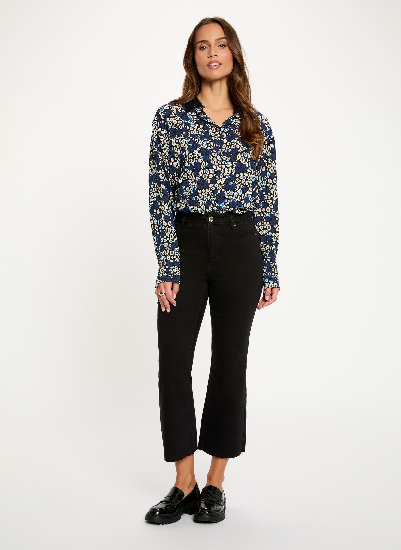 Straight Fit Jeans 261-PAKELO damen schwarz Morgan Straight Fit Jeans 261-PAKELO damen schwarz NOIR M