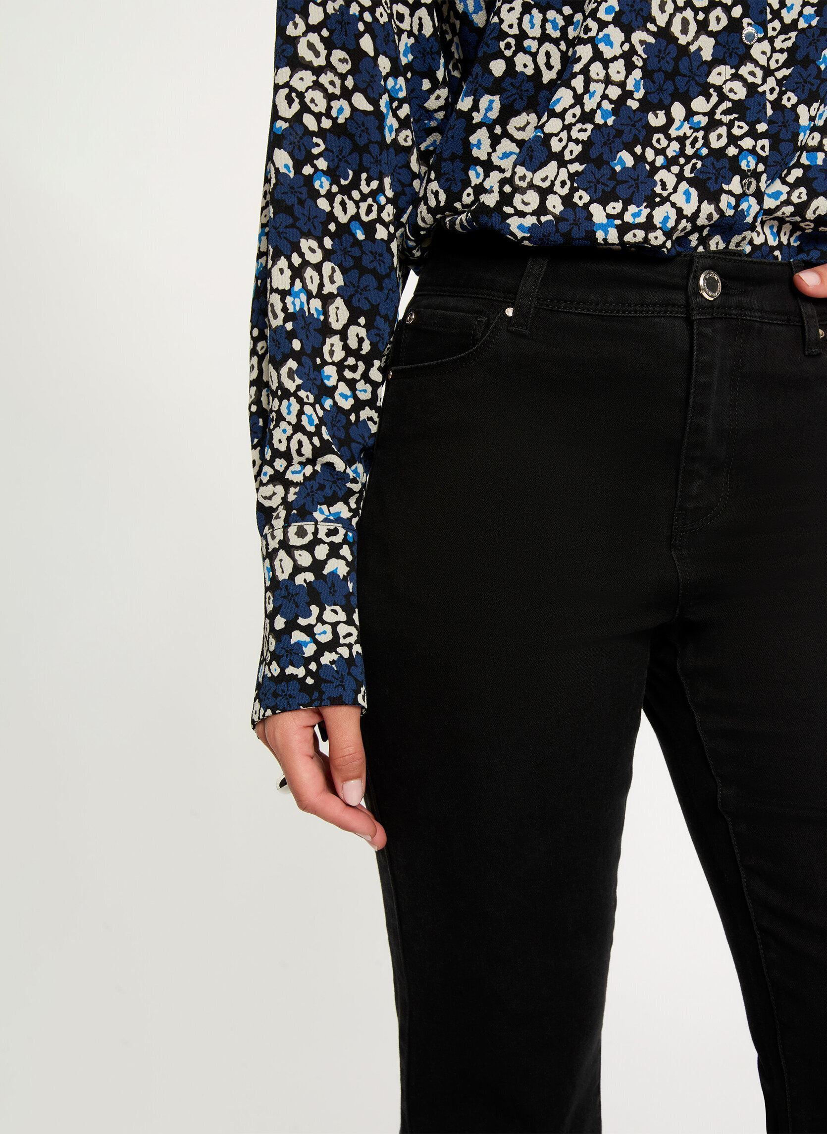 Straight Fit Jeans 261-PAKELO damen schwarz Morgan Straight Fit Jeans 261-PAKELO damen schwarz NOIR M